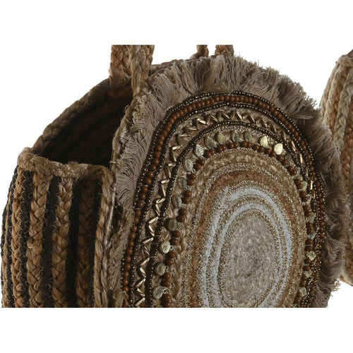 Load image into Gallery viewer, Women's Handbag DKD Home Decor Brown Cream 36 x 11 x 36 cm (2 Units)-3
