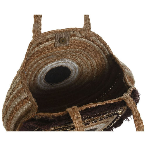 Load image into Gallery viewer, Women's Handbag DKD Home Decor Brown Cream 36 x 11 x 36 cm (2 Units)-2
