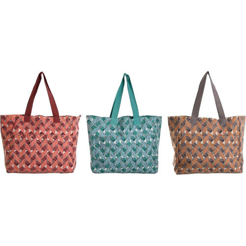 Load image into Gallery viewer, Women&#39;s Handbag Home ESPRIT Brown Turquoise Coral 55 x 14 x 35 cm (3 Units)-0
