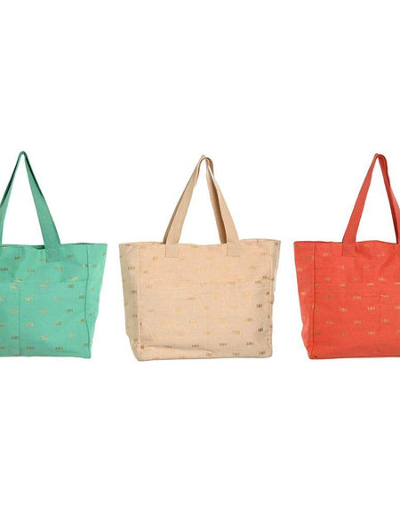 Women's Handbag Home ESPRIT Blue Green Beige Coral 55 x 14 x 35 cm (3 Units)-0