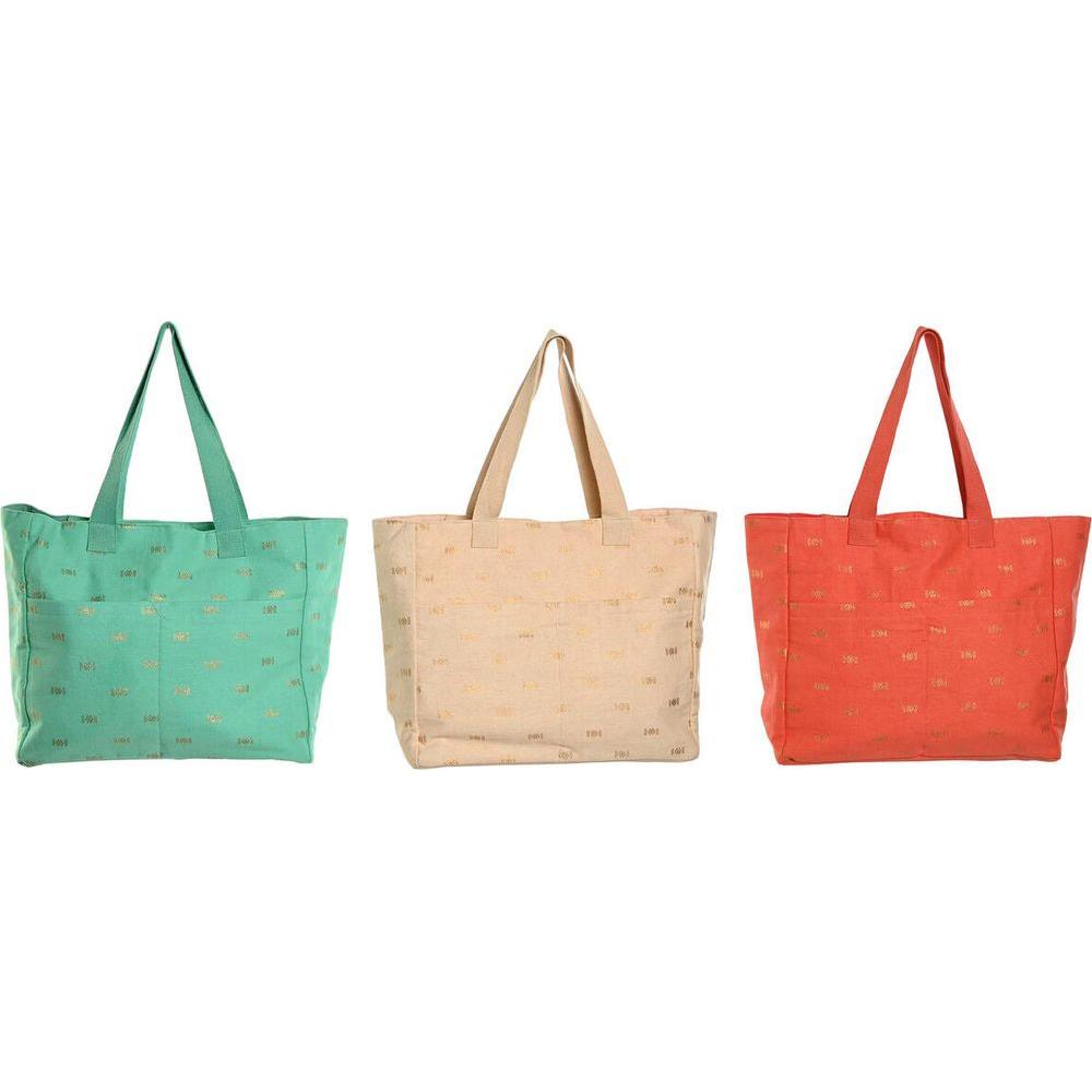 Women's Handbag Home ESPRIT Blue Green Beige Coral 55 x 14 x 35 cm (3 Units)-0