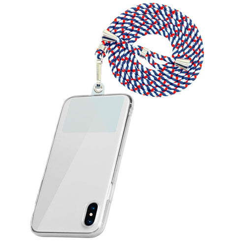 Load image into Gallery viewer, Mobile Phone Lanyard Myway Blue Red-0
