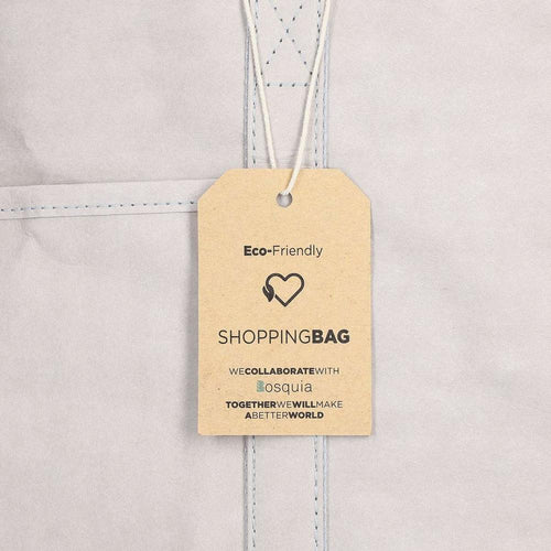 Load image into Gallery viewer, Shopping Bag KSIX Grey Polyester kraft paper-1
