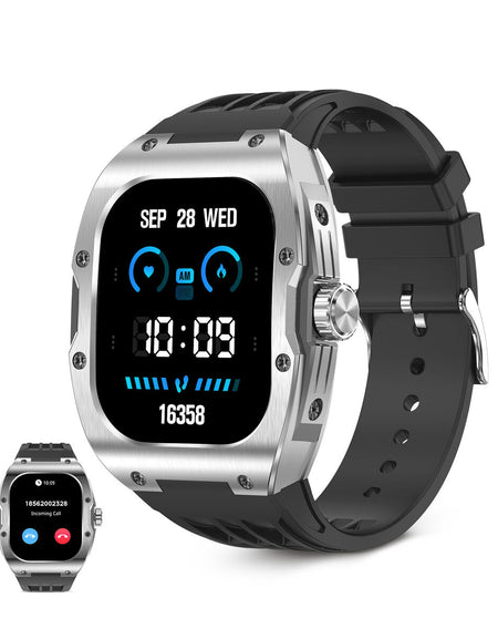 Smartwatch KSIX Hero Black 1,95" 45 mm-0