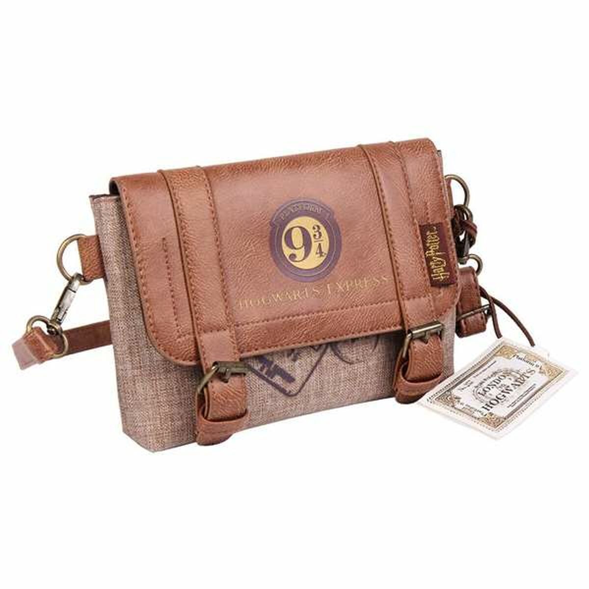 Belt Pouch Harry Potter 2100003165_ Brown 21,0 x 3,0 x 19,0 cm-0
