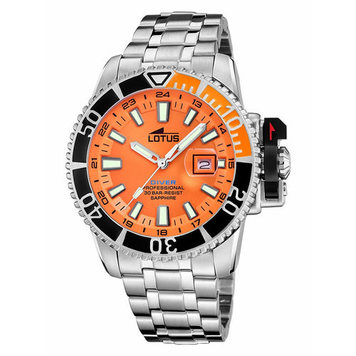 Load image into Gallery viewer, Men&#39;s Watch Lotus LOTUS Orange Silver-0
