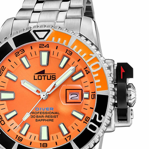 Load image into Gallery viewer, Men&#39;s Watch Lotus LOTUS Orange Silver-3
