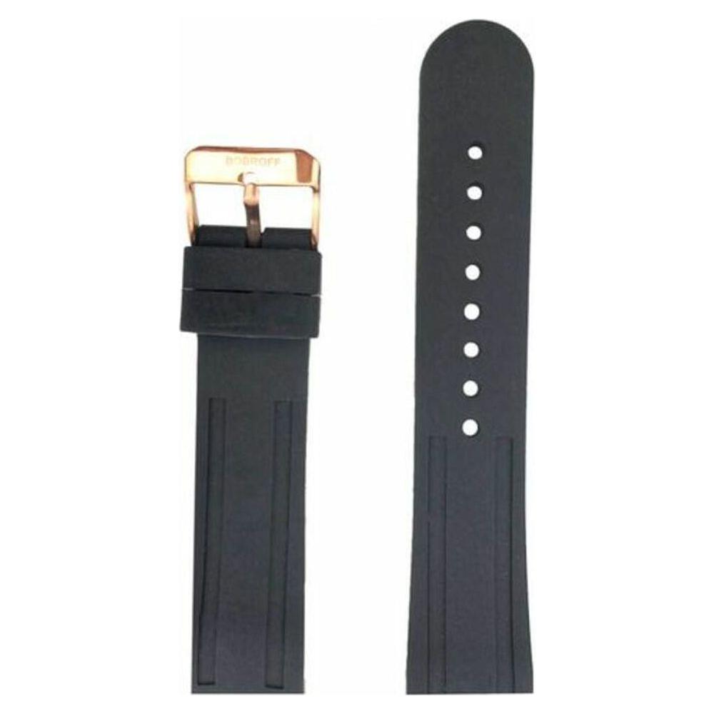 Watch Strap Bobroff BFS010 Black (Ø 22 mm)-0