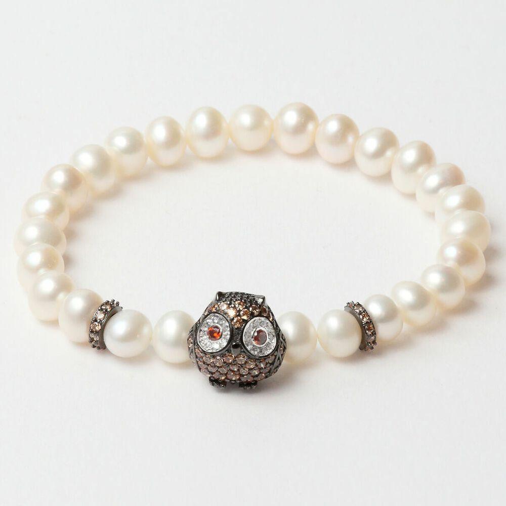 Ladies' Bracelet Lancaster JLA-BR-OWL-4-WH 16 mm-0