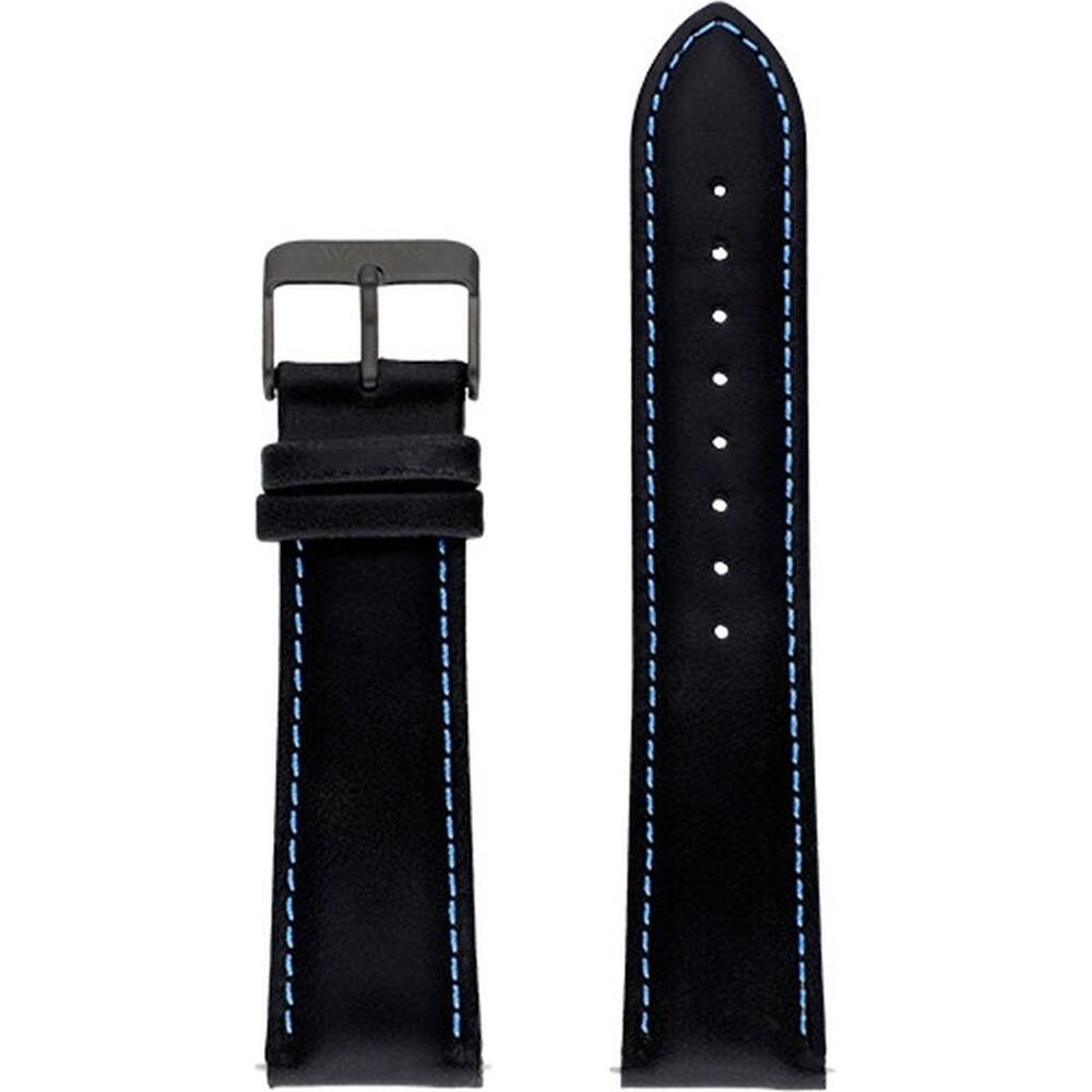 Watch Strap Watx & Colors WXCO1725 Black-0