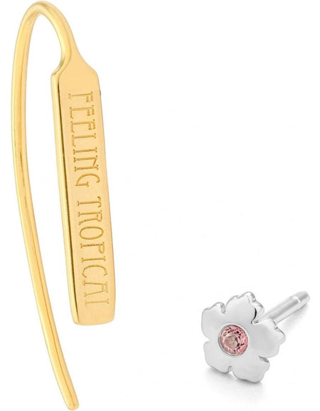 Ladies' Earrings Secrecy E8224CDAWW900 Sterling silver 3 cm-0