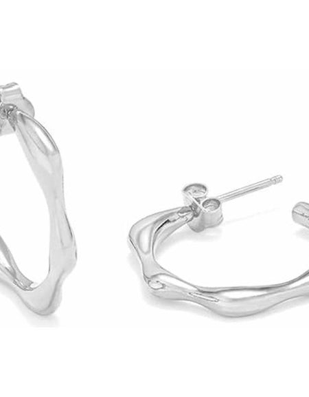 Ladies' Earrings Secrecy Sterling silver 3 cm-0