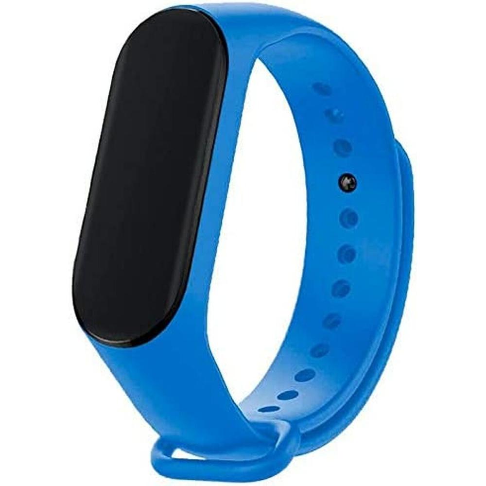 Watch Strap Cool Xiaomi Mi Band 5 , 6, 7, Amazfit Band 5 Blue-1