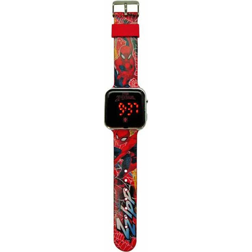 Digital clock Spider-Man LED Screen Red Ø 3,5 cm-1