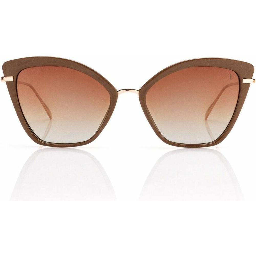 Sunglasses Catwalk Valeria Mazza Design Beige (60 mm)-0