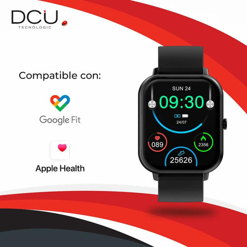 Load image into Gallery viewer, Smartwatch DCU CURVED GLASS PRO 1,83&quot; Black-3
