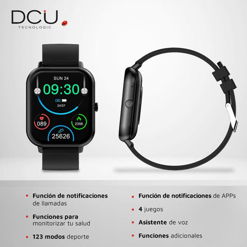 Load image into Gallery viewer, Smartwatch DCU CURVED GLASS PRO 1,83&quot; Black-2

