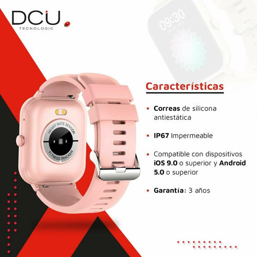 Load image into Gallery viewer, Smartwatch DCU CURVED GLASS PRO Pink-2
