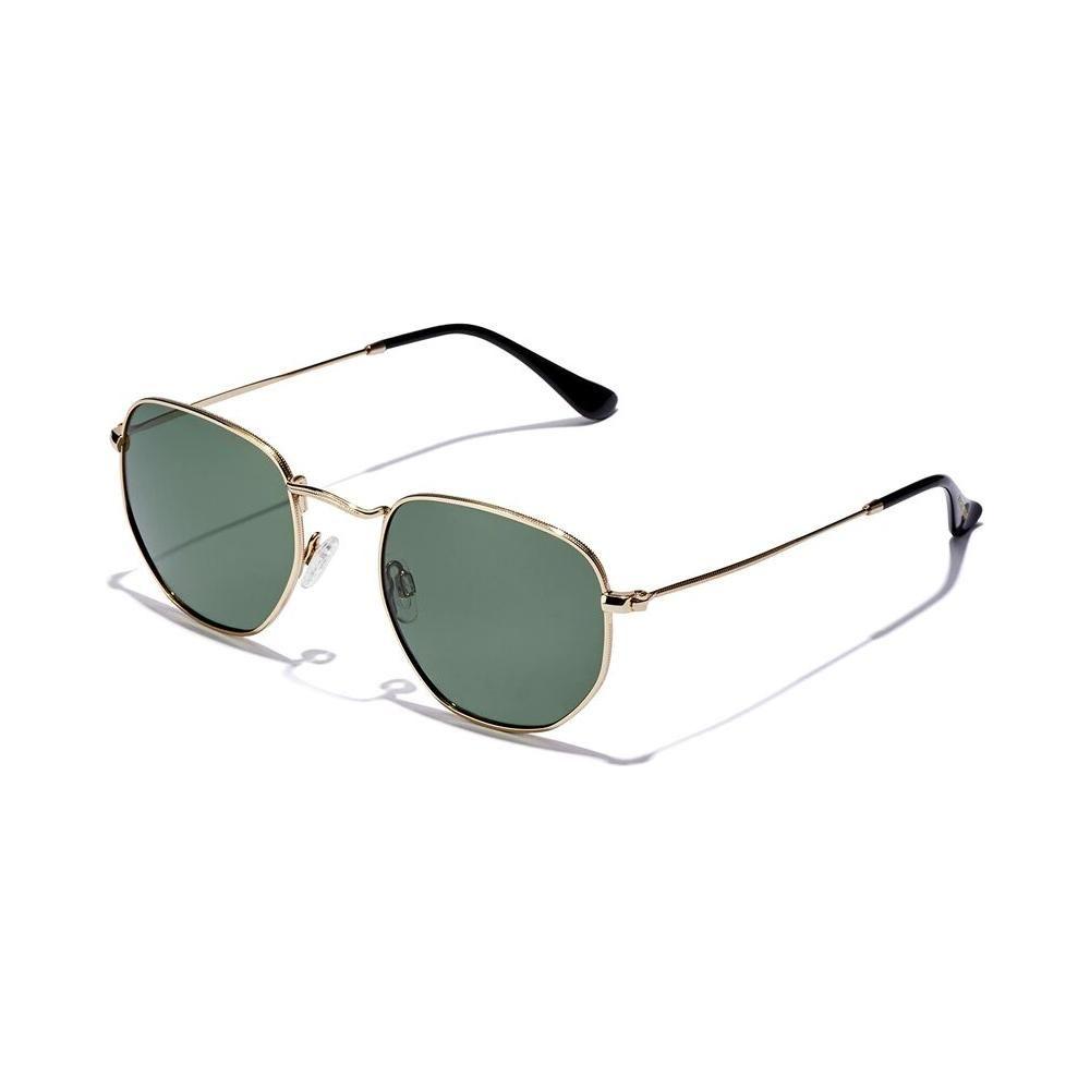 Unisex Sunglasses Hawkers SIXGON DRIVE Golden Ø 51 mm Green-0