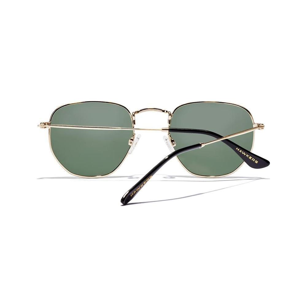 Unisex Sunglasses Hawkers SIXGON DRIVE Golden Ø 51 mm Green-3