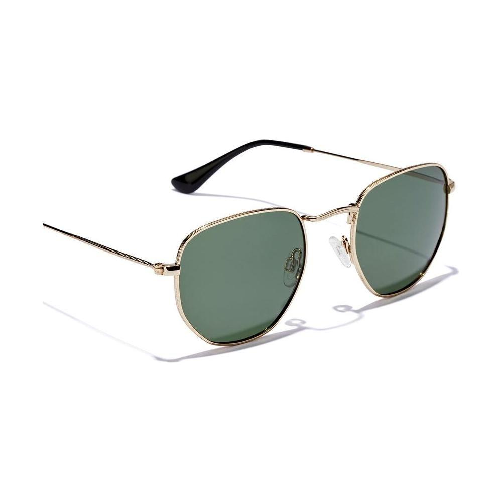 Unisex Sunglasses Hawkers SIXGON DRIVE Golden Ø 51 mm Green-2