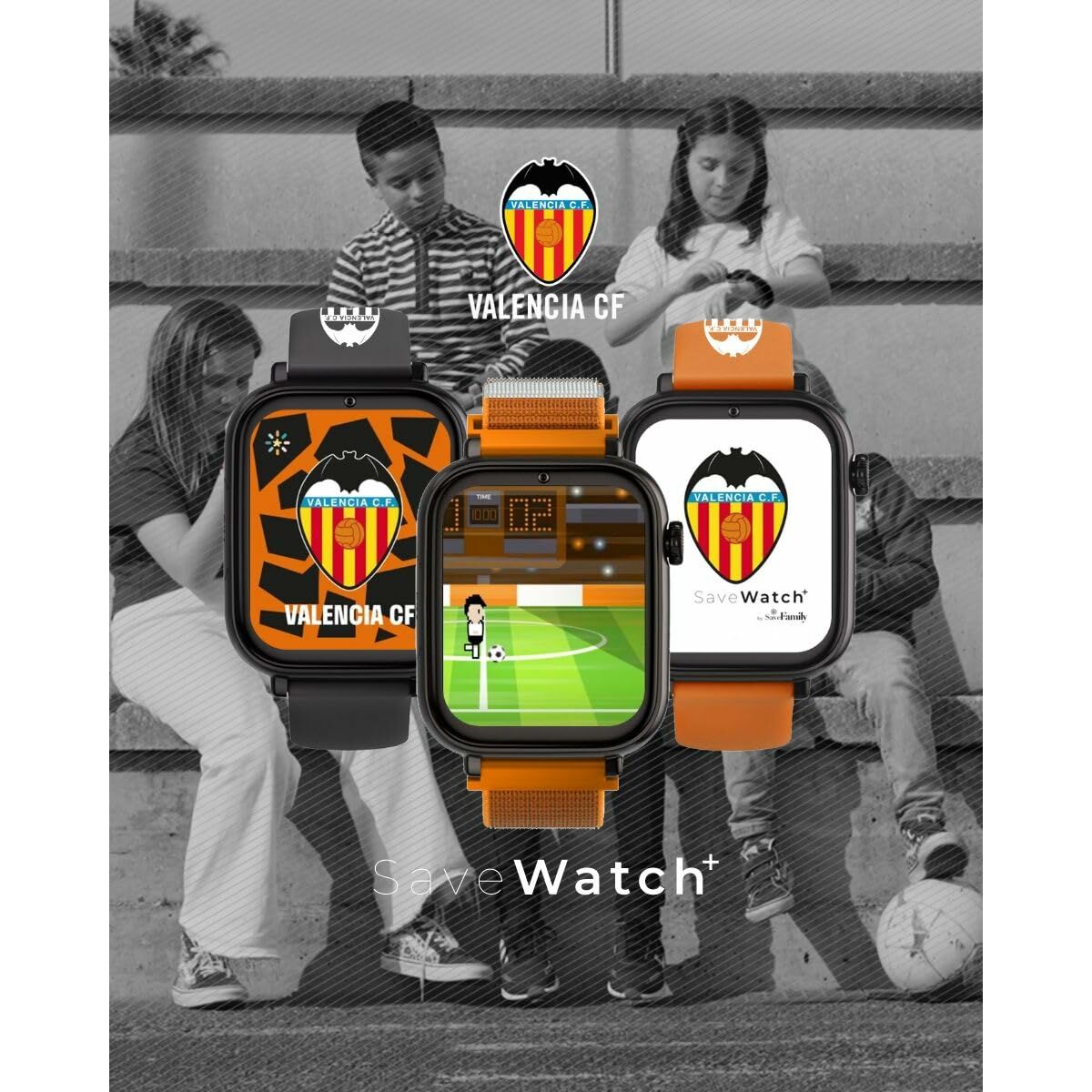 Smartwatch Save Family SWPVCF-SILNARAN Black Orange 1,3''-2