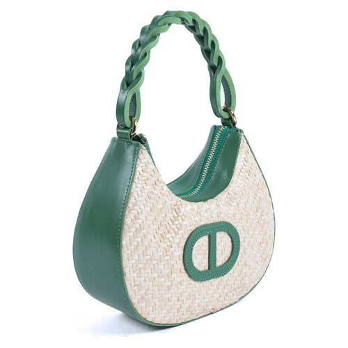 Load image into Gallery viewer, Torino Green Designer Handbag - Where Elegance Meets Style
