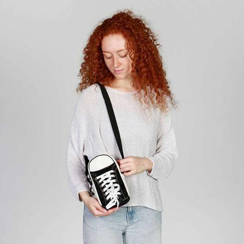 Load image into Gallery viewer, Hand bag Oh My Pop! Slipper Black-1
