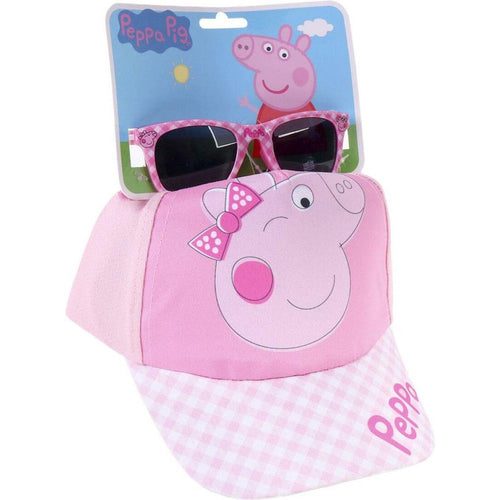 Load image into Gallery viewer, Set Peppa Pig Sunglasses Hat Pink-0

