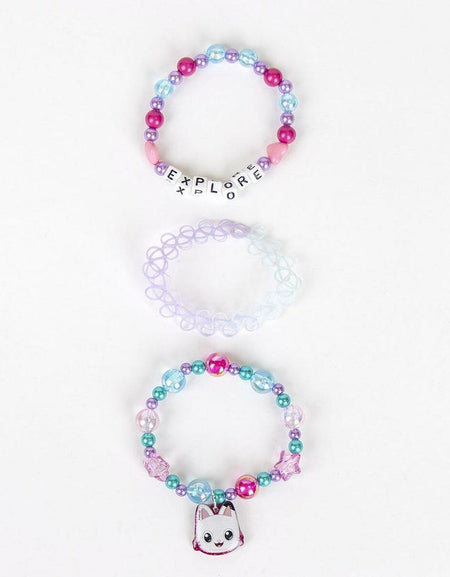 Girl's Bracelet Gabby's Dollhouse 3 Pieces-0
