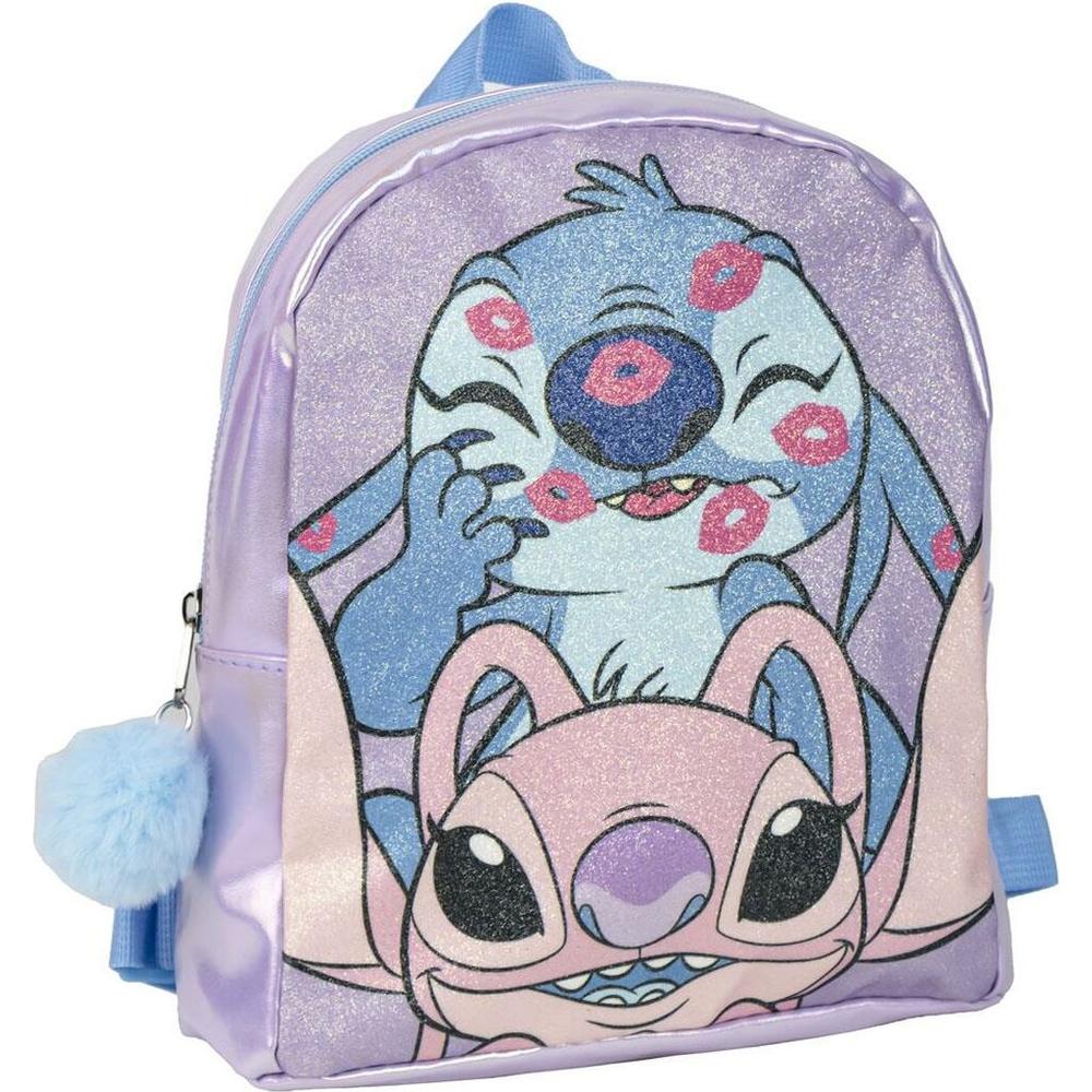 Casual Backpack Stitch Purple 19 x 23 x 8 cm-0