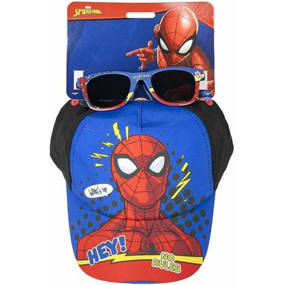 Set of cap and sunglasses Spider-Man Children's 2 Pieces-0