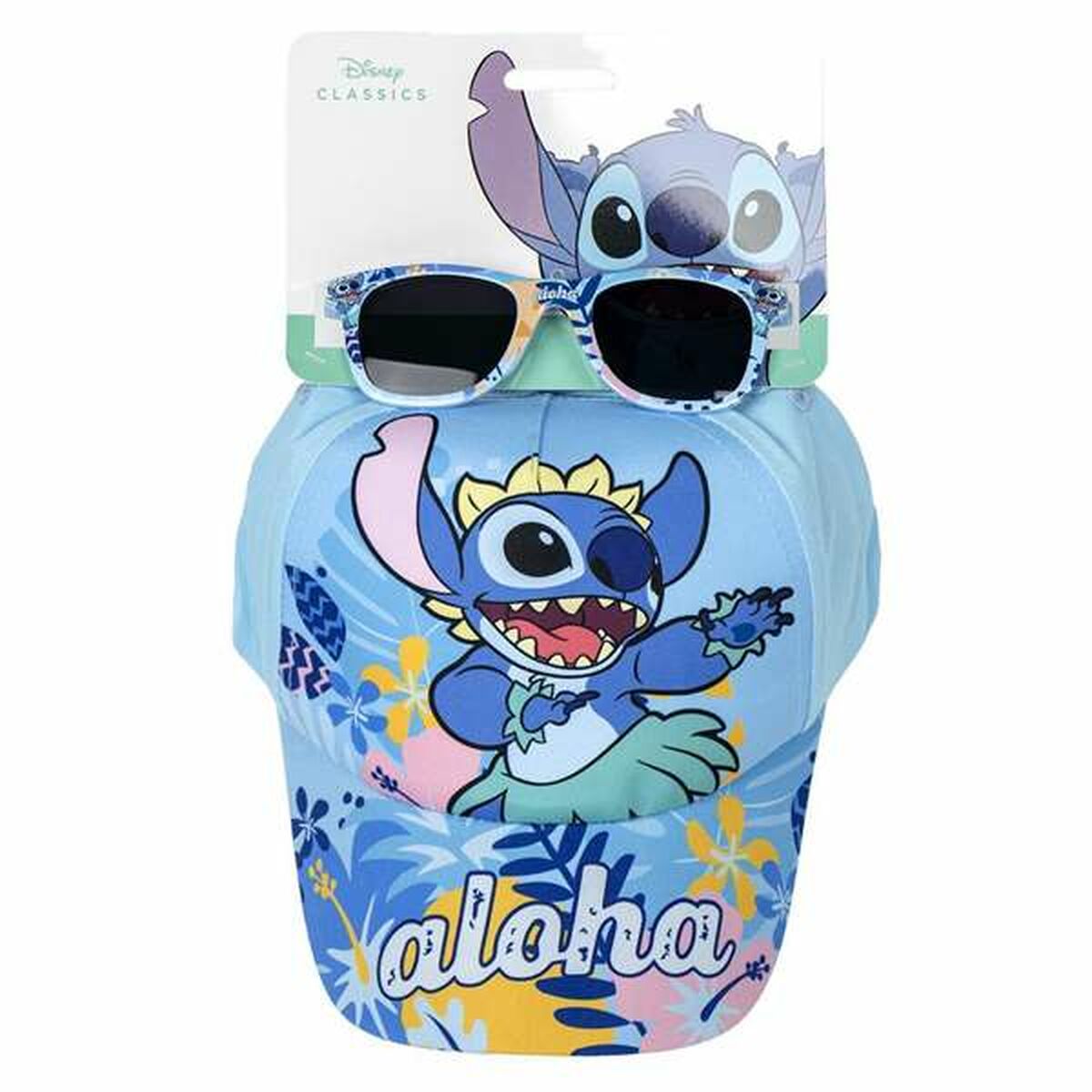 Set of cap and sunglasses Stitch 2 Pieces Children's-0