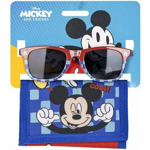 Load image into Gallery viewer, Sunglasses and Wallet Set Mickey Mouse 2 Pieces Blue-0
