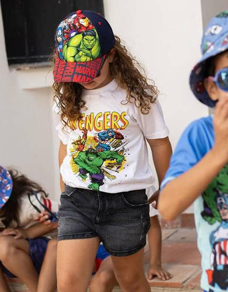 Set of cap and sunglasses The Avengers 2 Pieces Children's-1