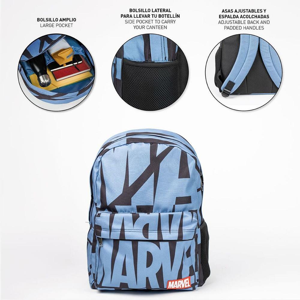 Casual Backpack Marvel Blue 32 x 4 x 42 cm-1