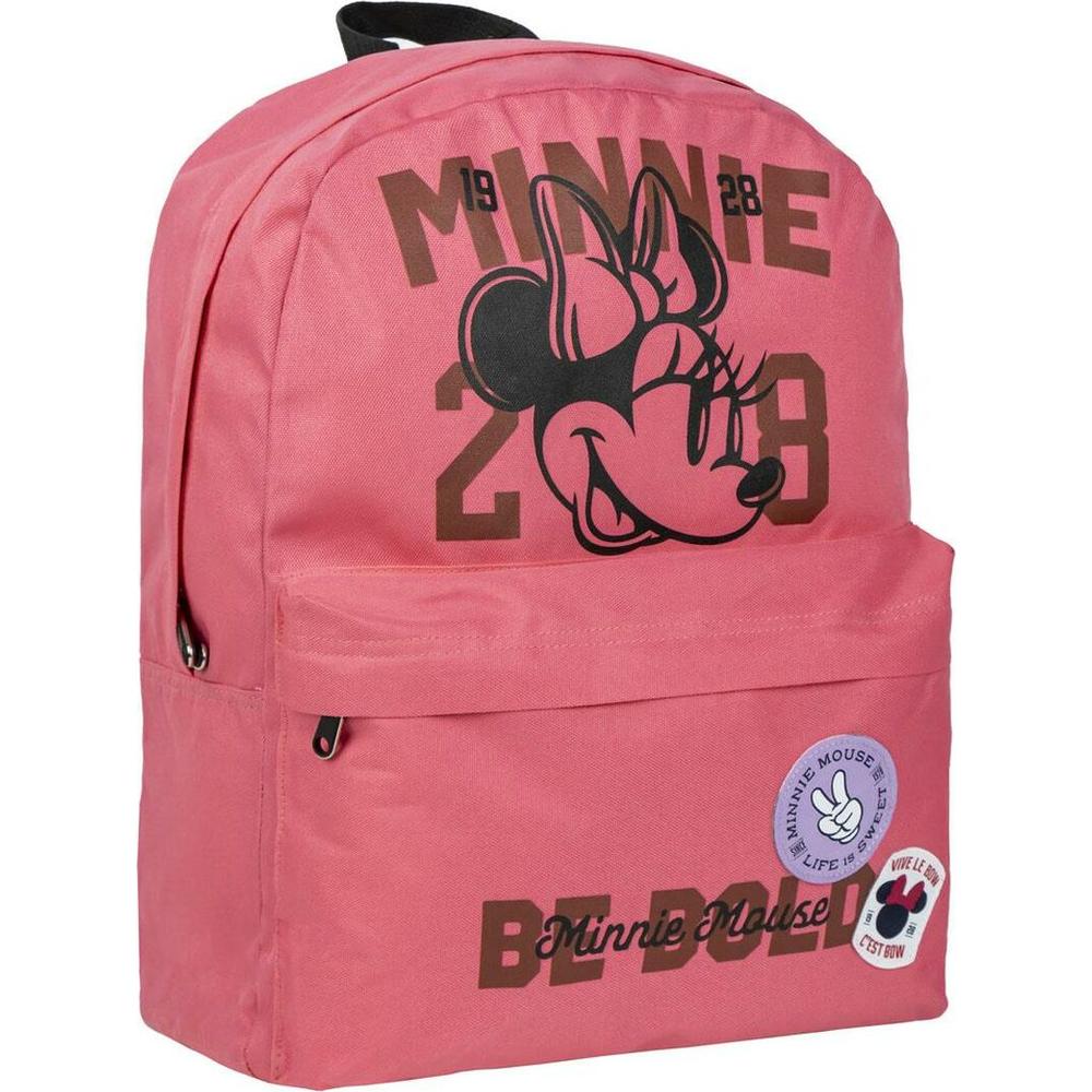 Casual Backpack Minnie Mouse Coral 32 x 4 x 42 cm-0