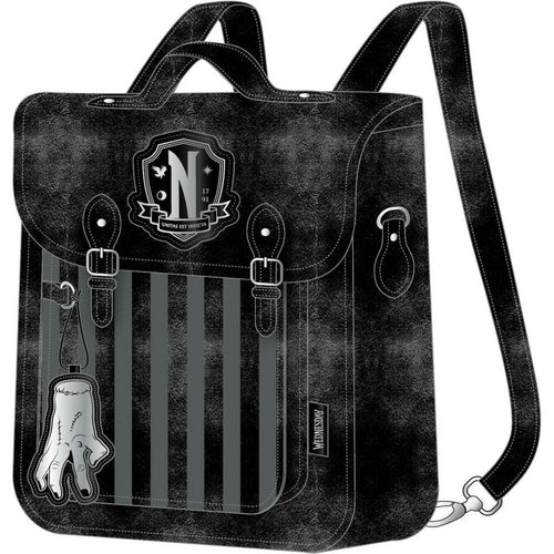 Load image into Gallery viewer, Casual Backpack Wednesday Black 22,5 x 22,5 x 7 cm-0
