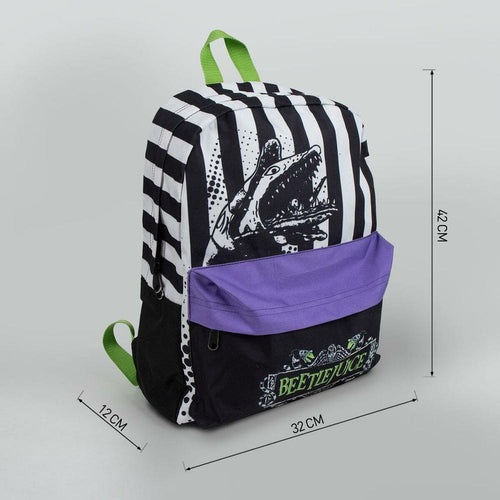 Load image into Gallery viewer, Casual Backpack Beetlejuice Multicolour 32 x 12 x 42 cm-3
