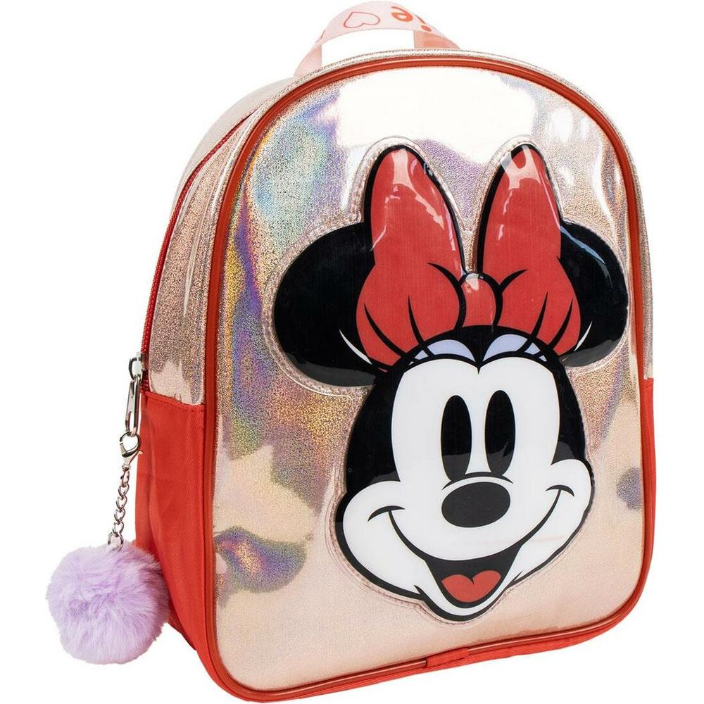 Child bag Minnie Mouse Red 20 x 23 x 8 cm-0