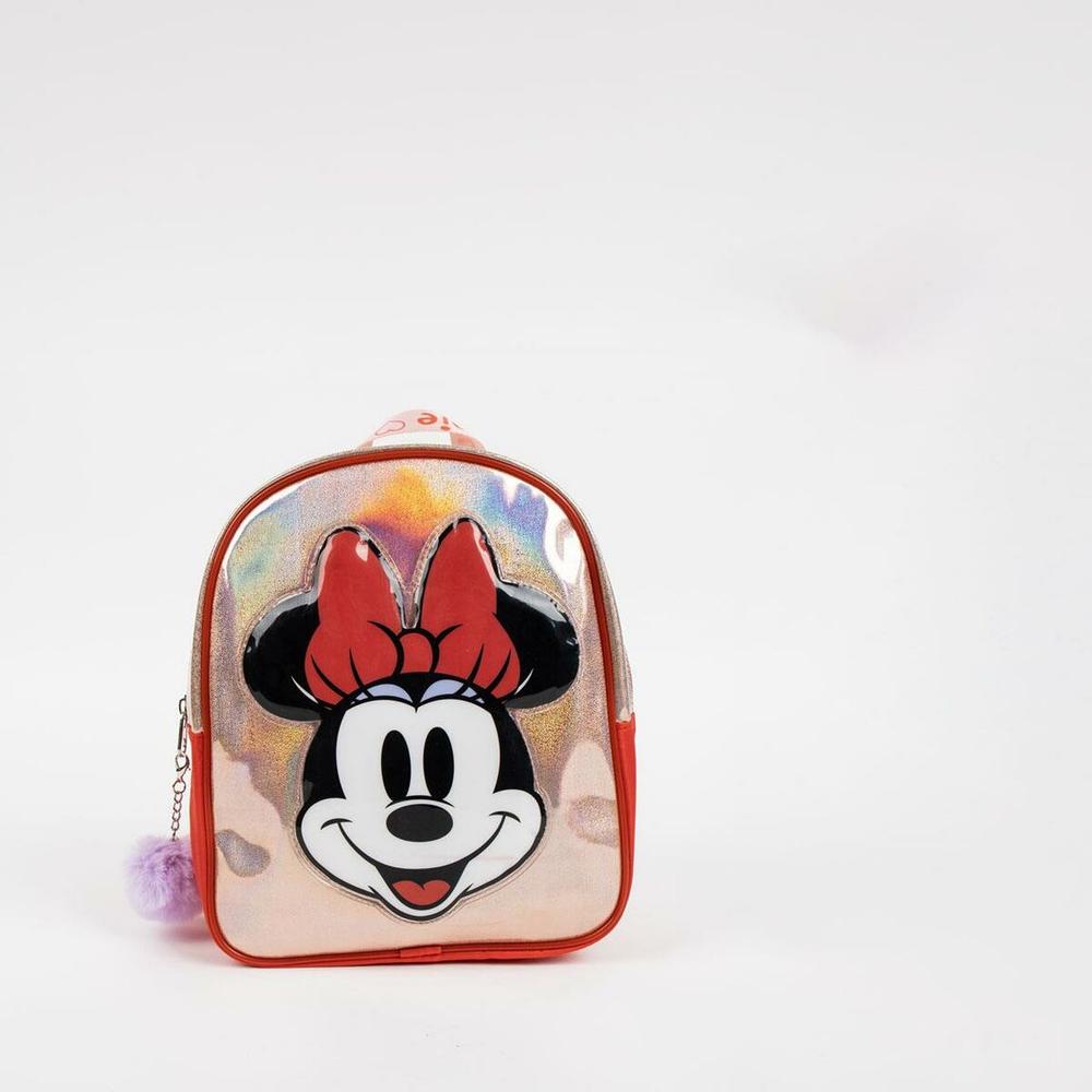 Child bag Minnie Mouse Red 20 x 23 x 8 cm-4