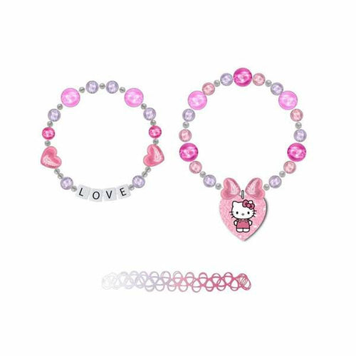 Load image into Gallery viewer, Girl&#39;s Bracelet Hello Kitty Fuchsia 3 Pieces-0
