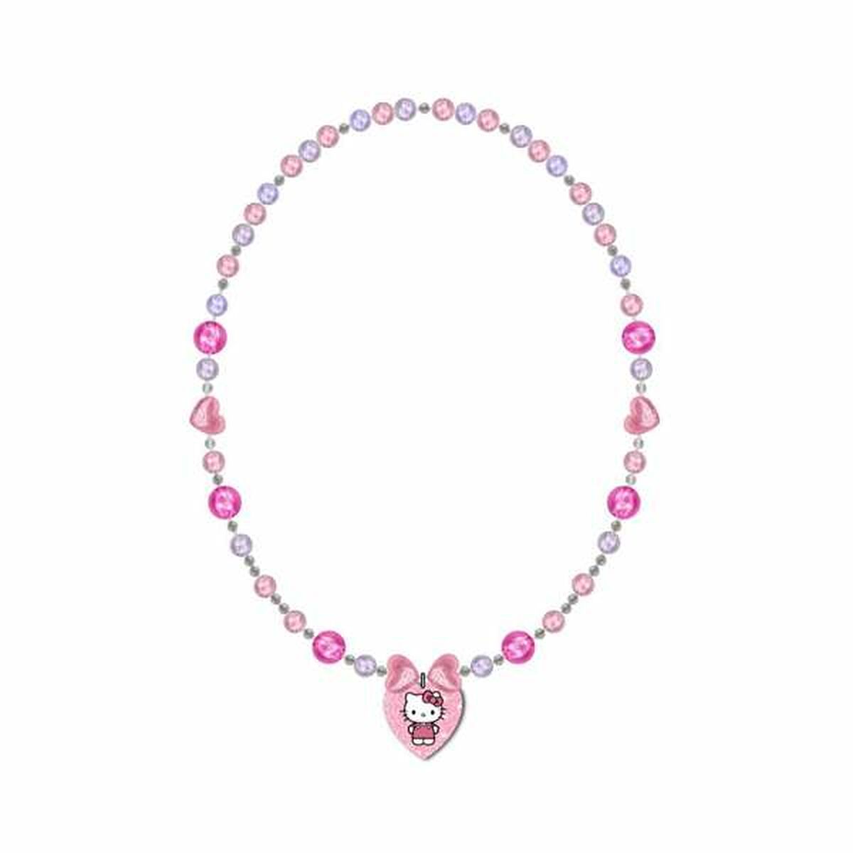 Girl's Necklace Hello Kitty Fuchsia-1