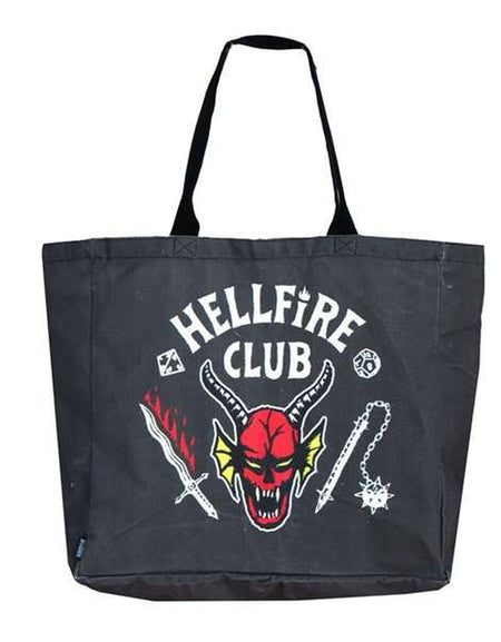 Shopping Bag Stranger Things Black 48 x 43 x 17 cm-0