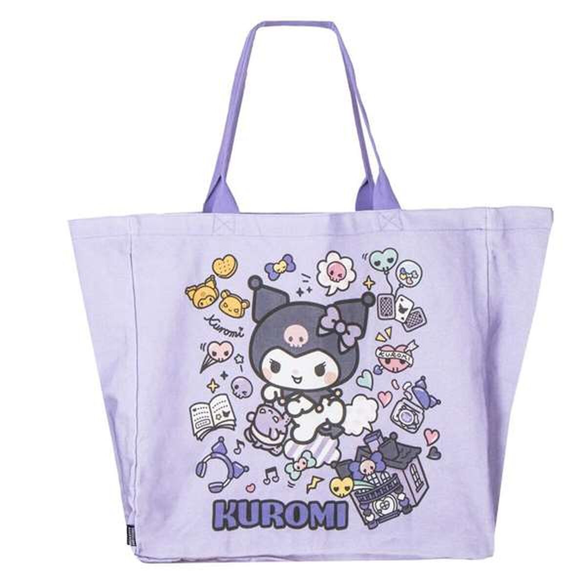 Shopping Bag Hello Kitty Kuromi  Lilac 48 x 43 x 17 cm-0