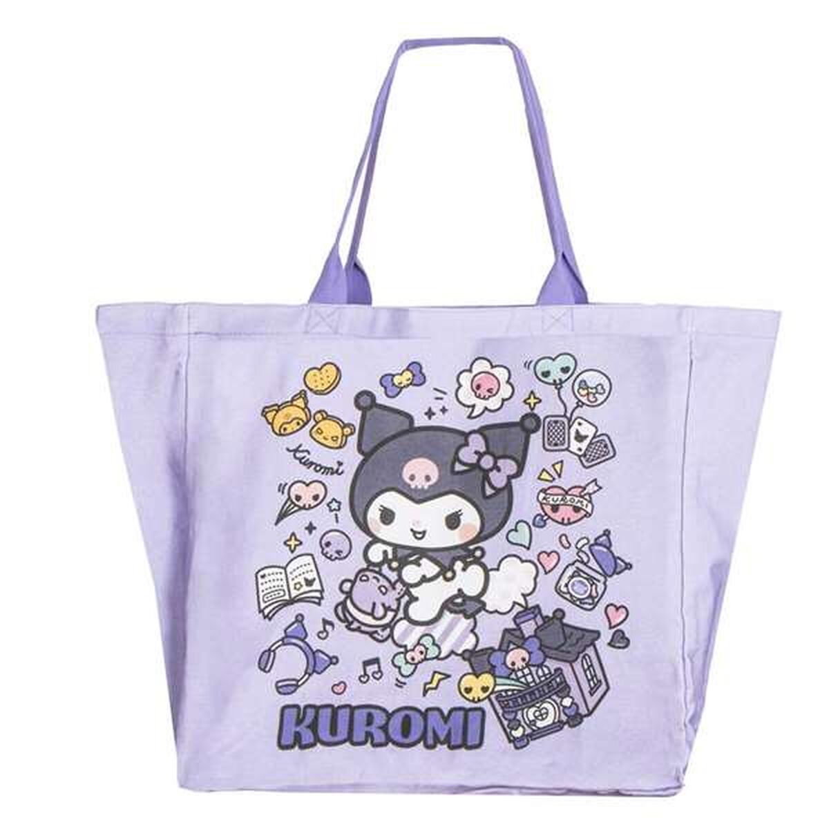 Shopping Bag Hello Kitty Kuromi  Lilac 48 x 43 x 17 cm-2