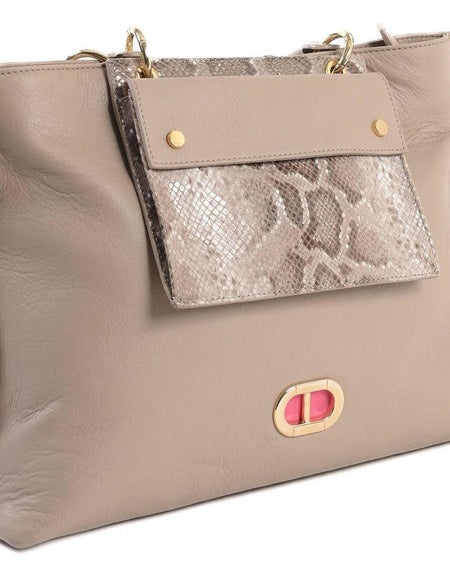 Dee Ocleppo Women's Handbag GM2000 Miami Pitone Marmo Roccia