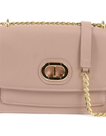 Dee Ocleppo Women's Crossbody PB05N Sauvage Nude - Exquisite Leather Elegance