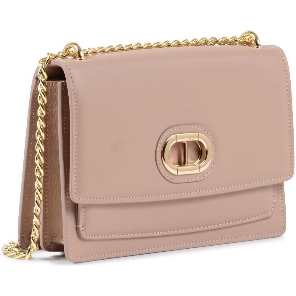 Dee Ocleppo Women's Crossbody PB05N Sauvage Nude - Exquisite Leather Elegance