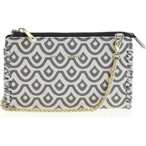 Load image into Gallery viewer, Women&#39;s Purse Laura Ashley A35-C03-MONOGRAM-WHITE-BLACK-0
